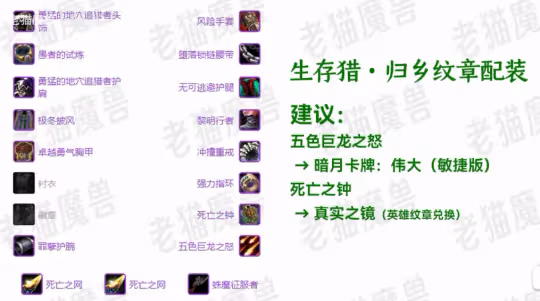 WLK懷舊服歸鄉紋章兌換指南 三系獵人裝備兌換