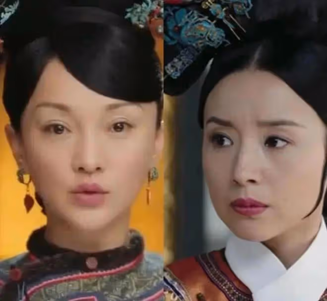 被說「科技臉」的周迅算不算大美人,看她和董潔的合照就知道了