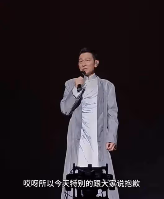 劉德華妻女現身演唱會現場，12歲劉向蕙很漂亮，劉德華就滑跪道歉
