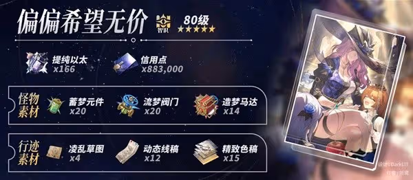 《崩壞:星穹鐵道》翡翠養成材料一覽