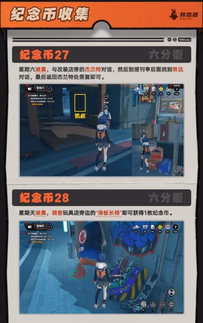 《絕區零》六分街及黑雁工地舊址紀念幣收集