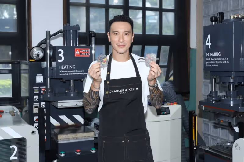 小CK秋季新品搭綠色時尚好時髦　王陽明帥當永續型男也來力挺