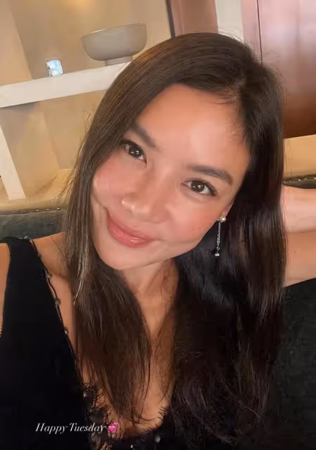 樂基兒微醺後曬美照，她連圖都懶得修，​​​42歲的她活得好真實