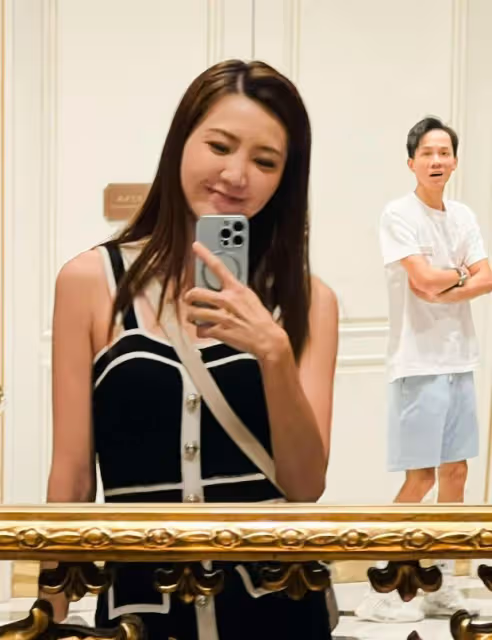 TVB人氣女星怒斥老公殷勤接送女員工!男人辯稱正經做事!人妻發黑底白字警告
