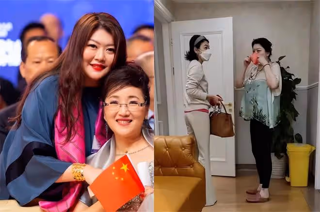 向華強長女近照曝光,母親是丁佩,46歲仍未婚,身材豐腴不輸後媽