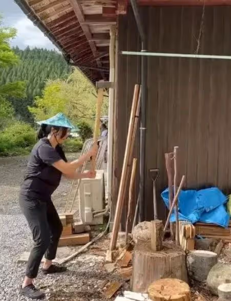 50歲蒙嘉慧生圖,發福牙齒顯老,定居日本農村,鄭伊健在國內賺錢