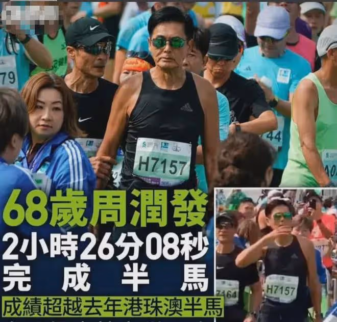 69歲周潤發頭髮濃密像50歲,一天只吃一頓飯,56億全捐了