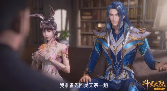 斗羅:2版小舞吃胡蘿蔔,動漫唐三寵溺超甜,張予曦白裙像小公主