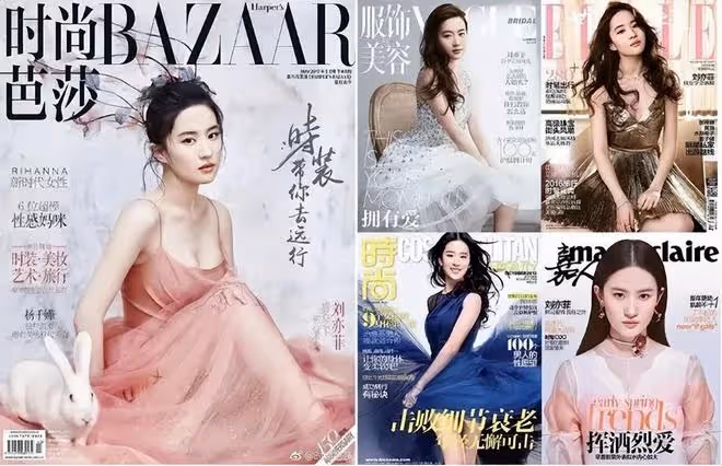 外媒高清鏡頭下,真實的中國女星:難怪她們都「瑟瑟發抖」