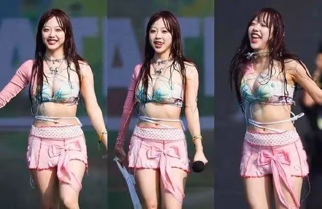 越露越多？韓女團開始流行比基尼性感風？！