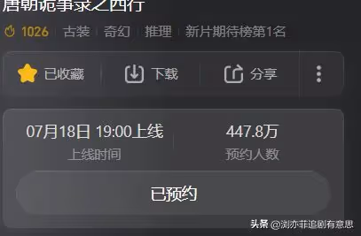 《唐朝詭實錄2》看完預告,二楊演對手戲好看