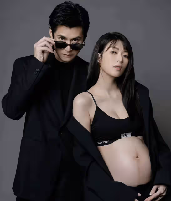 香港人氣女星連詩雅臨盆在即,曬最新孕肚照,網友:顏霸夫妻