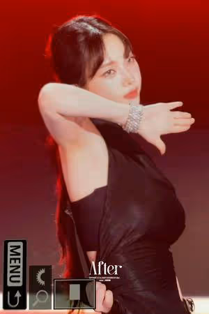 Karina熱舞到一半「衣服側邊裂開」！　急用手壓全被拍…粉絲暴怒