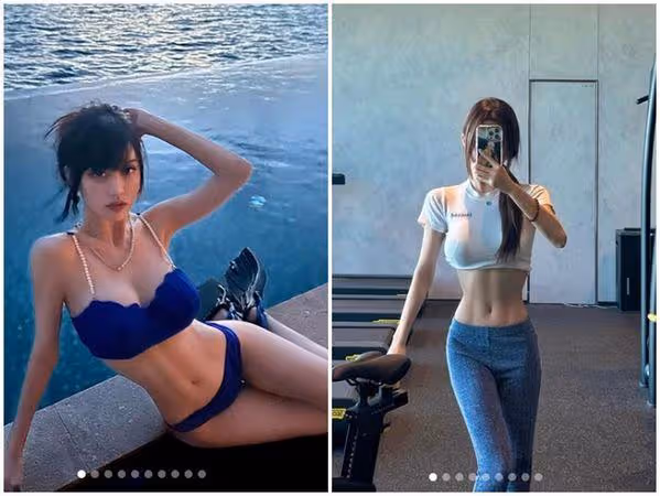 By2 Yumi「爬坐石欄杆」低胸合照艾菲爾鐵塔!一轉身…美背全露