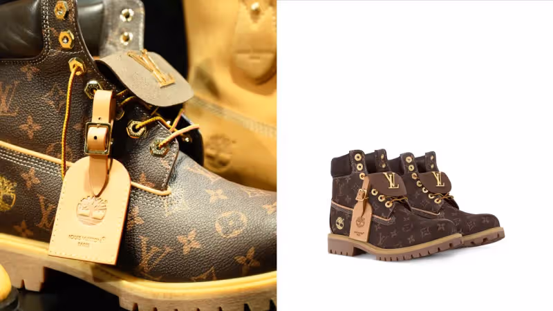 這雙Timberland要價285萬！　「小黃靴」夢幻連動LV身價翻倍跳