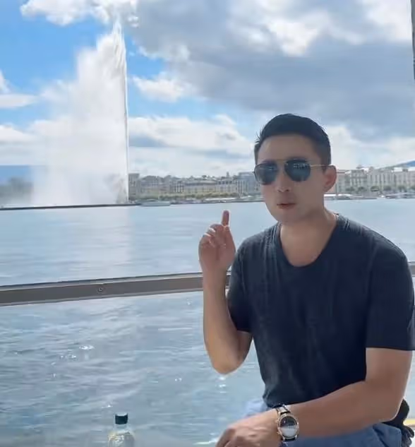 汪小菲帶小梅到日內瓦度蜜月,坐遊艇喂天鵝,大S沒有過的待遇