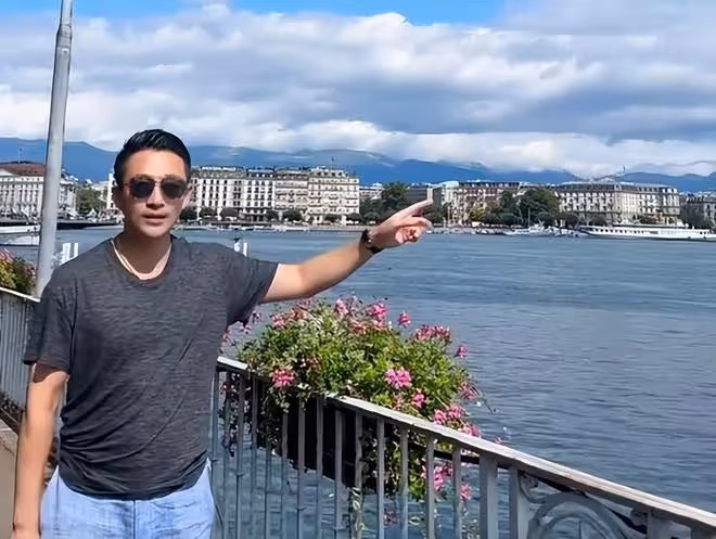 汪小菲帶小梅到日內瓦度蜜月,坐遊艇喂天鵝,大S沒有過的待遇