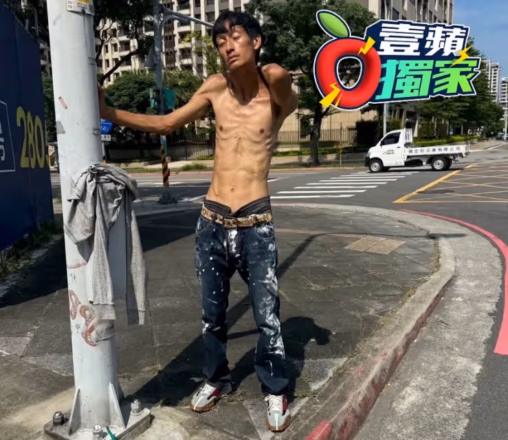 壹蘋10點強打｜唐治平隔18天半裸排骨精慢慢養肉　街頭遊盪8小時夜拜地藏王（狗仔直擊）