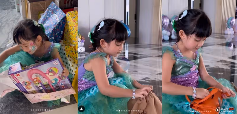 「馬來西亞最美千金」陳雪玲寵娃不手軟!4歲女兒生日爽收愛馬仕