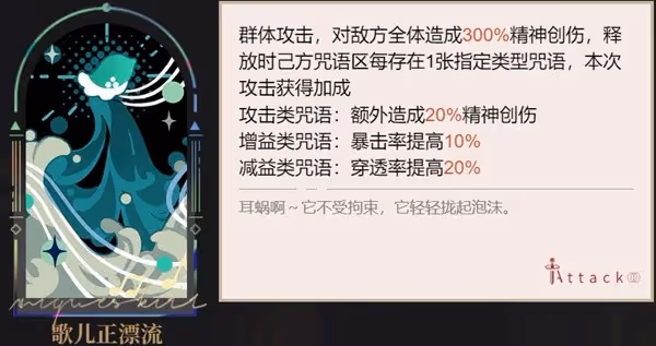 《重返未來:1999》環狀水星技能分析