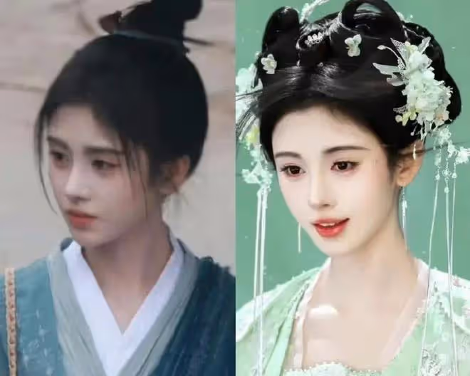這夜內場，劉詩詩吳謹言熱得不停扇扇子，鞠婧禕換妝容遭全網吐槽