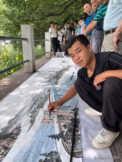 34歲網紅畫家翟雲川去世!曾登上央視,沒錢治療欲賣200米長畫