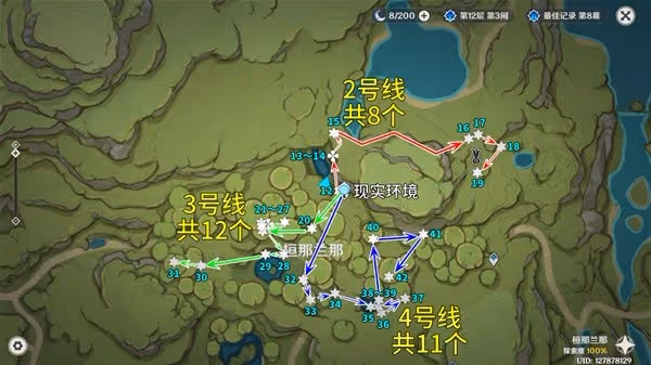 《原神》4.8帕蒂莎蘭採集路線分享