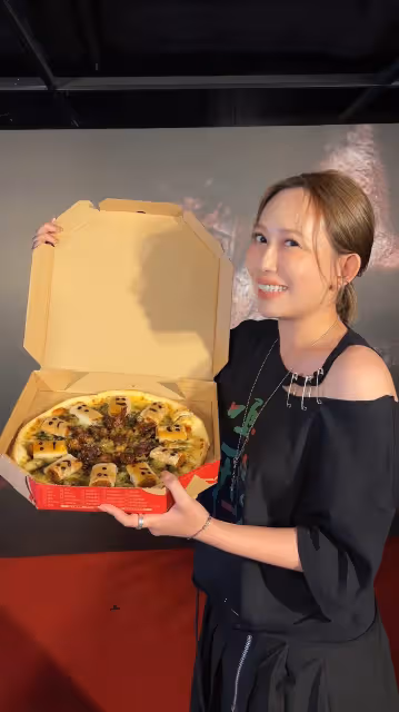 電商女王新作掀二創潮　PIZZA連鎖店推聯名款