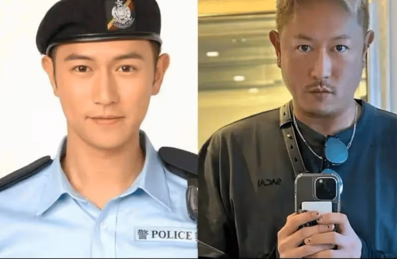 發福認不出!TVB前小生退圈多年,染金毛塗指甲油!網友驚訝:怎變這個樣子?