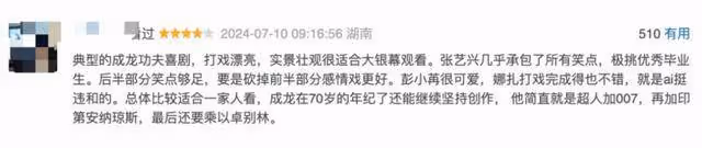 AI換臉,成龍新片「重返二十幾歲」?導演唐季禮回應!