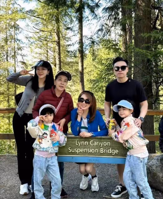 熊黛林分享旅遊vlog,雙胞胎女兒一個像媽一個像爸