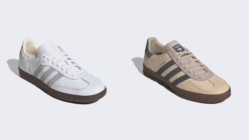 adidas Originals端原創工具間　用珍珠、緞帶改造Samba不再撞鞋