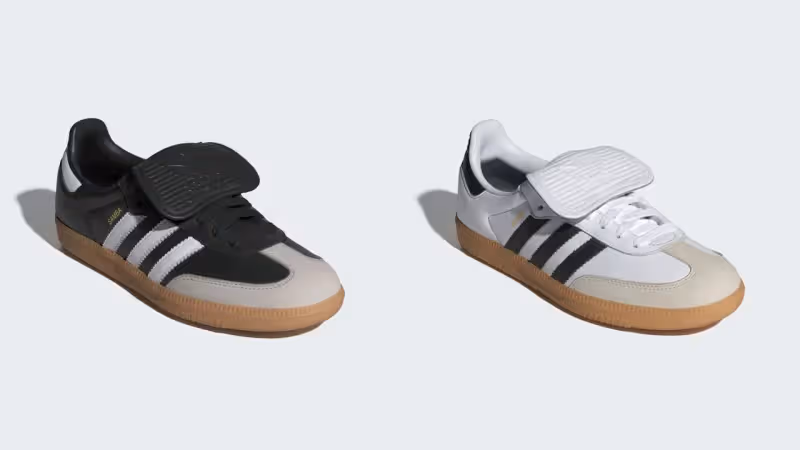 adidas Originals端原創工具間　用珍珠、緞帶改造Samba不再撞鞋