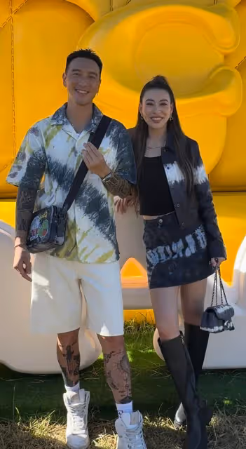 王陽明攜愛妻搭COACH首顆熱氣球　在空中也要當「最閃夫妻」