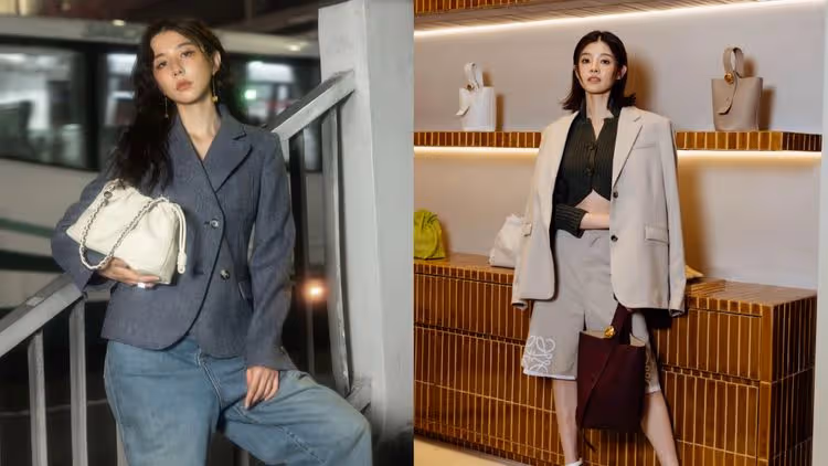 LOEWE高雄漢神巨蛋開專門店　揪邵雨薇、詹子萱熱情應援