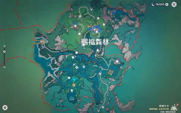 《原神》賜福森林歡聲飛羽快速收集路線