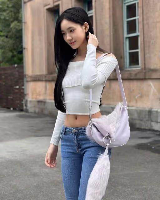 小S女兒這是穿的啥?走在街上不尷尬嗎?