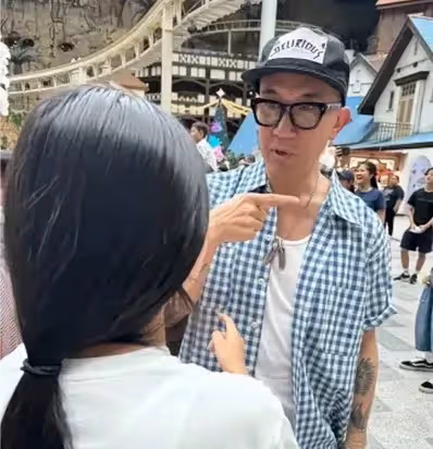 獨家｜大S帶兒女玩樂園　「野生素顏」遭批顯老！本尊回應只在意1事