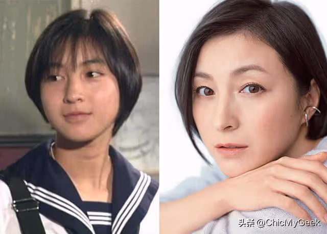 廣末涼子曬26年前舊照驚為天人,難怪44歲出軌都能被原諒!