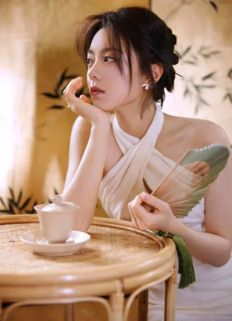 趙今麥掛脖白裙露出美背大長腿！膚白貌美性感撩人