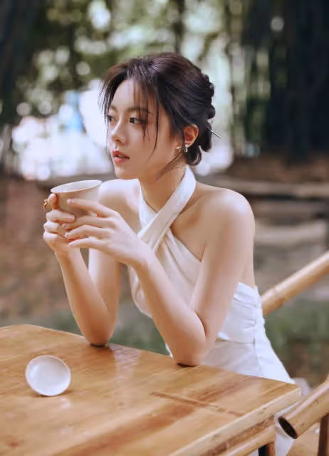 趙今麥掛脖白裙露出美背大長腿！膚白貌美性感撩人