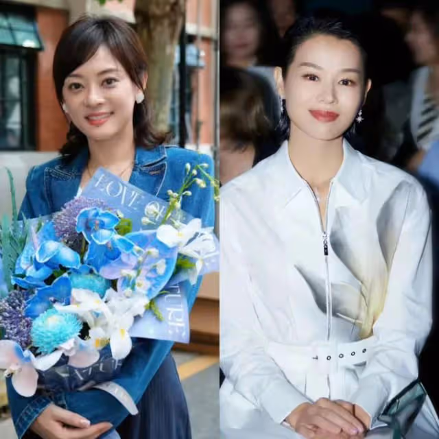 41歲孫儷和44歲胡杏兒同框,皮相美和骨相美的區別就出來了