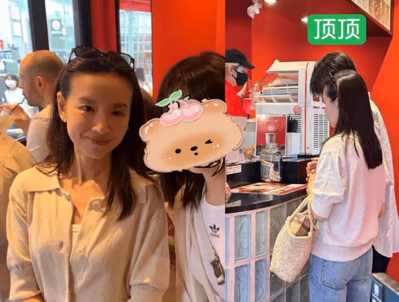 董潔帶兒子出國度假,15歲頂頂被誇帥氣趕超潘粵明,母子好似情侶