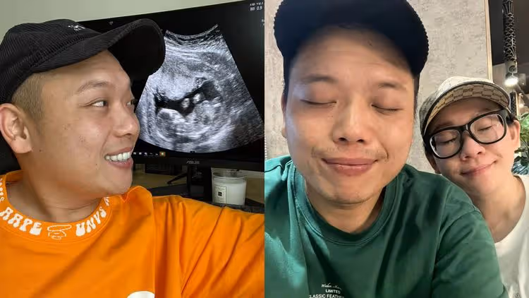 6個月胎兒突沒心跳！阿虎落淚「祂就是想來逼婚」　妻流產2次洩心聲