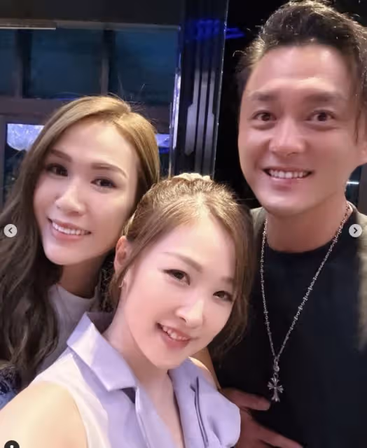 前TVB小花38歲生日仍一副童顏!穿紅裙小露性感,身材讓人慕了