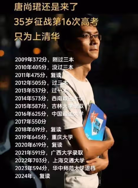唐尚珺被華南師範大學錄取，評論區一片嘲諷：16年真的甘心嗎？