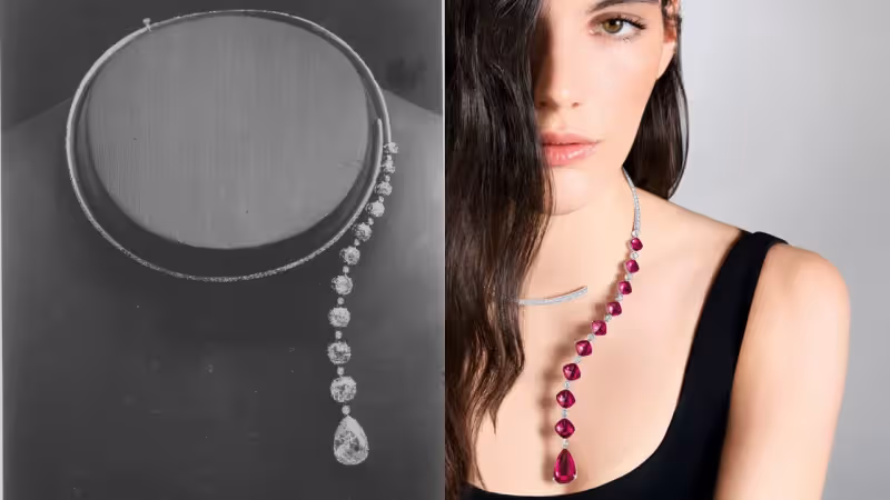 BOUCHERON問號項鍊有「雙面」新意　正著戴、反著戴都很美