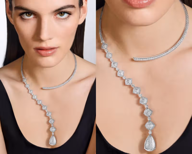 BOUCHERON問號項鍊有「雙面」新意　正著戴、反著戴都很美