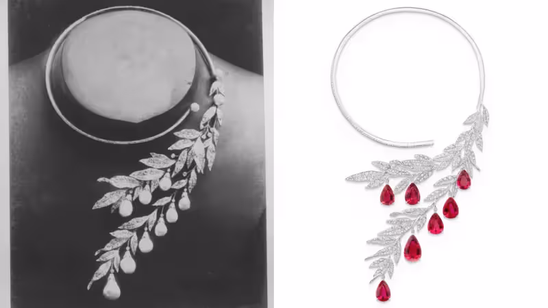 BOUCHERON問號項鍊有「雙面」新意　正著戴、反著戴都很美