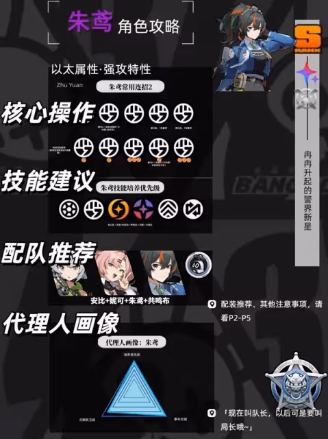《絕區零》朱鳶全面培養一圖流